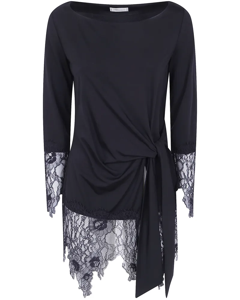 Blumarine Knit Blouse Milano Black