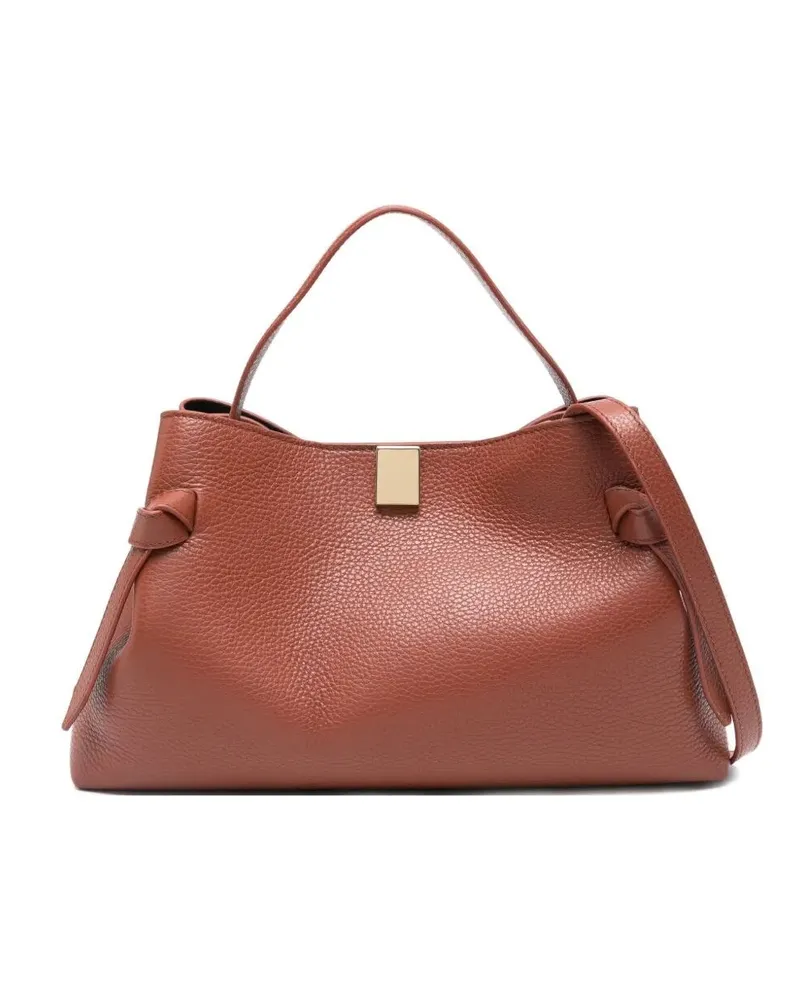 YUZEFI Gyoza" Tote Bag Brown