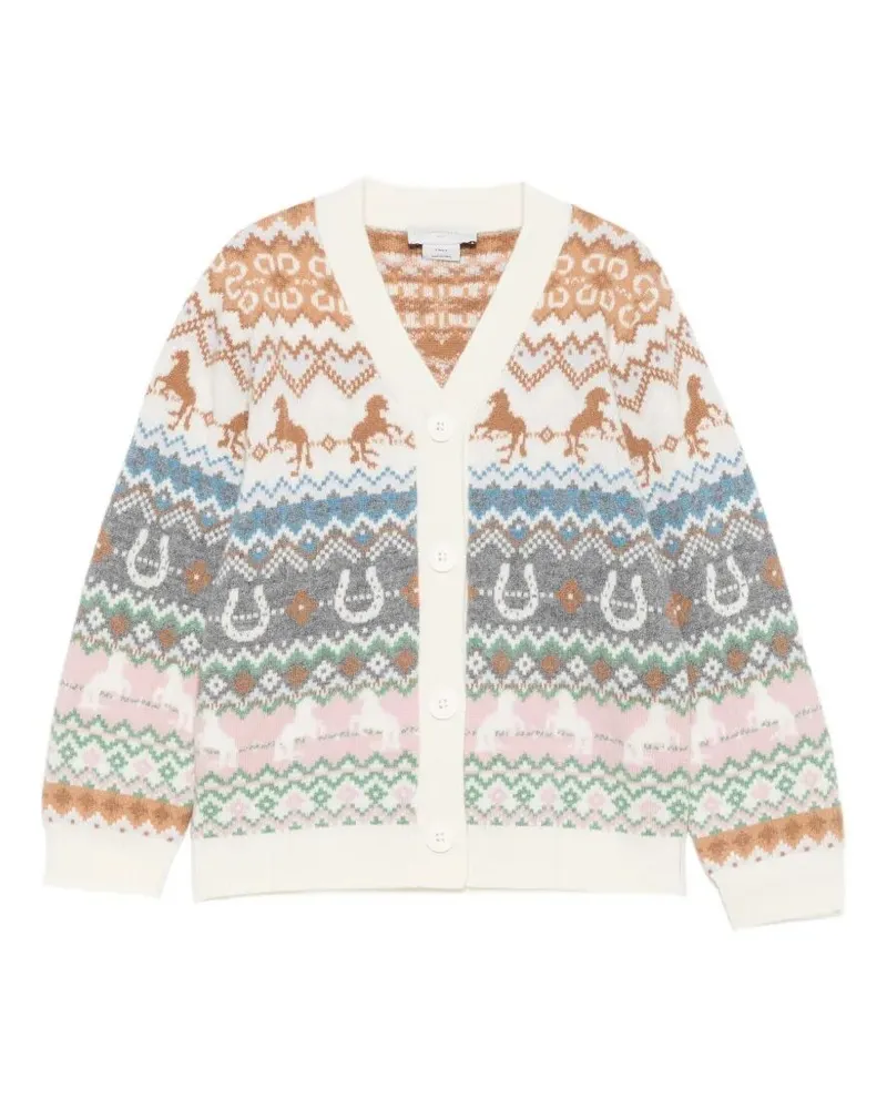Stella McCartney Kids Cardigan Multicolor Knit Cardigan Multi