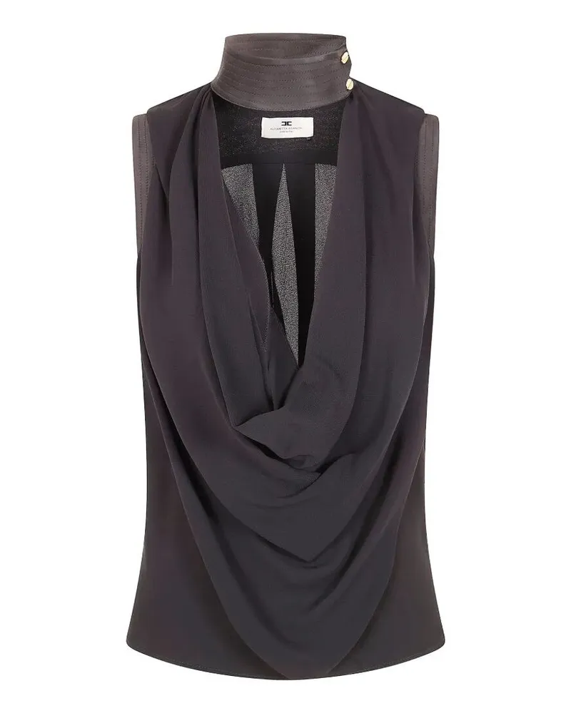 Elisabetta Franchi Sleeveless Shirt Black