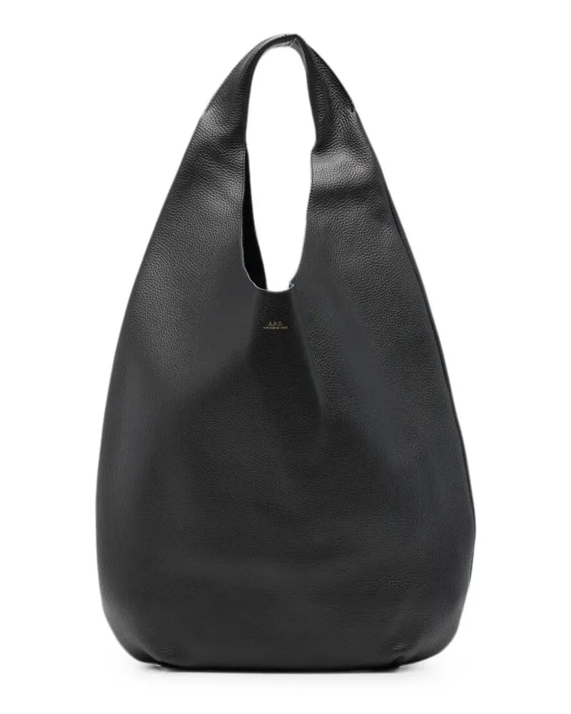 A.P.C. A. P.C. Shoulder Bag Leather "Le Neige Black