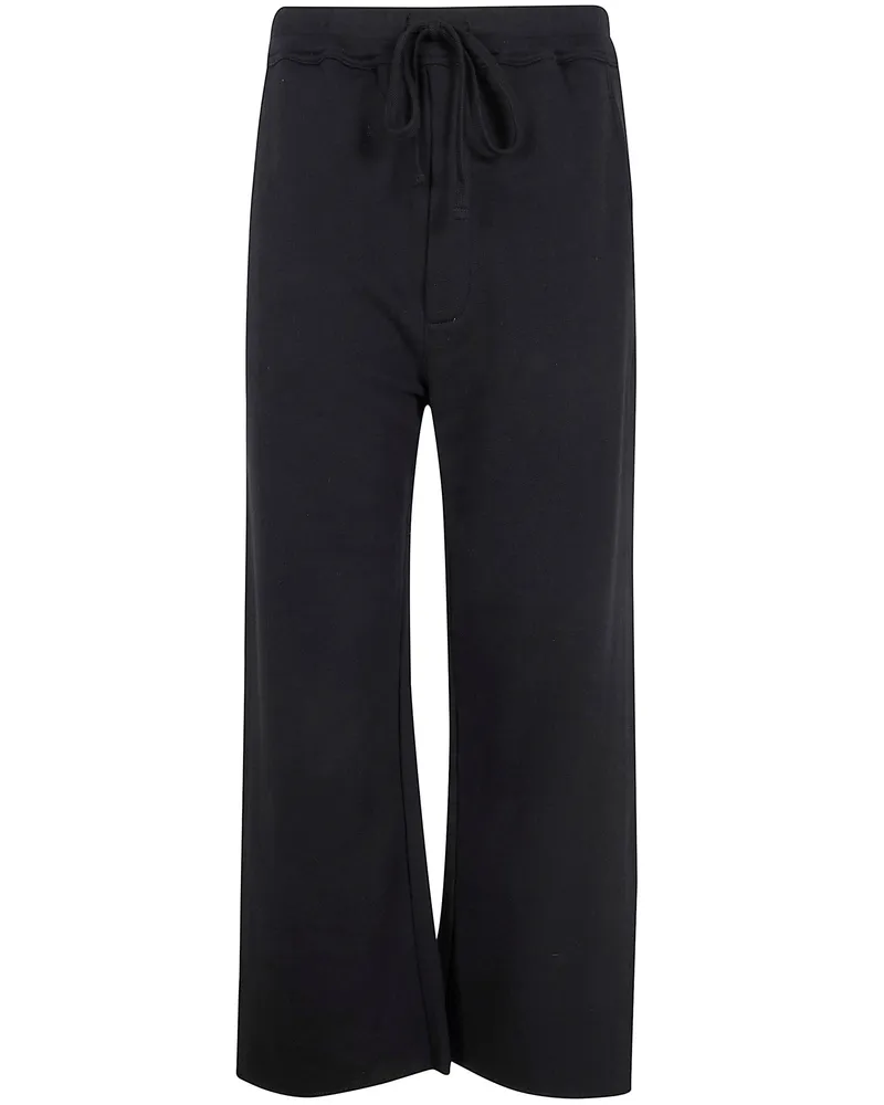 THOM KROM Track Wide Leg Trousers Black
