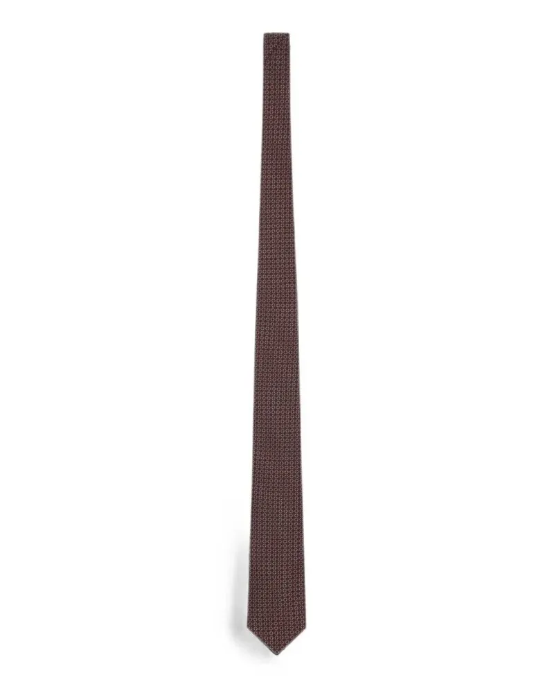 LARDINI Tie Fancy Brown "Accrc7.Ac67126 999Ma Brown