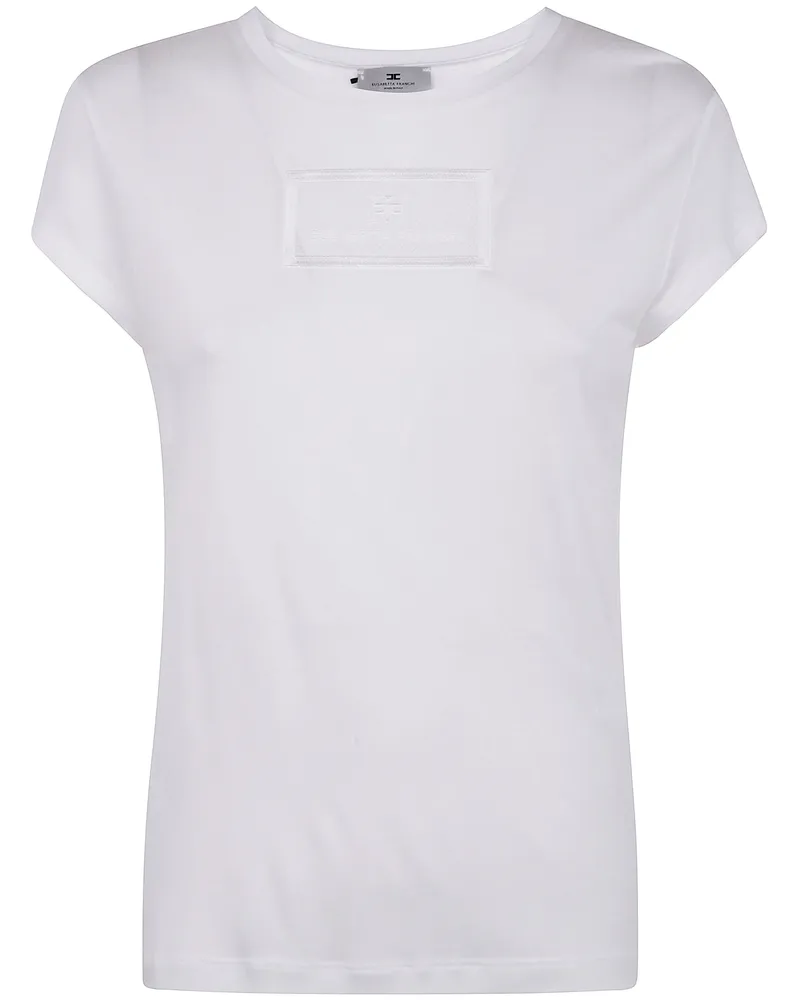 Elisabetta Franchi American Sleeves T-Shirt By Elisabetta Franchi White
