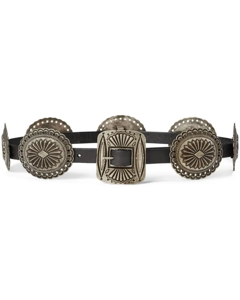 Ralph Lauren Belt 16Mm "Black Black