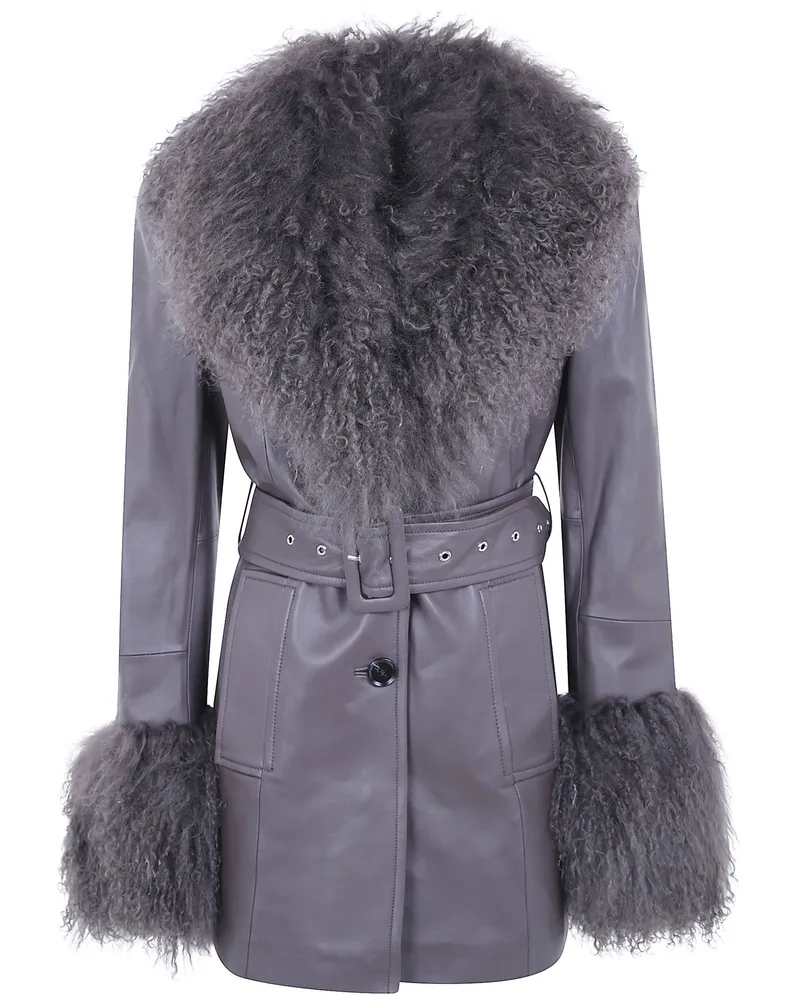 STAND Leather Jacket "Mimmi Brown