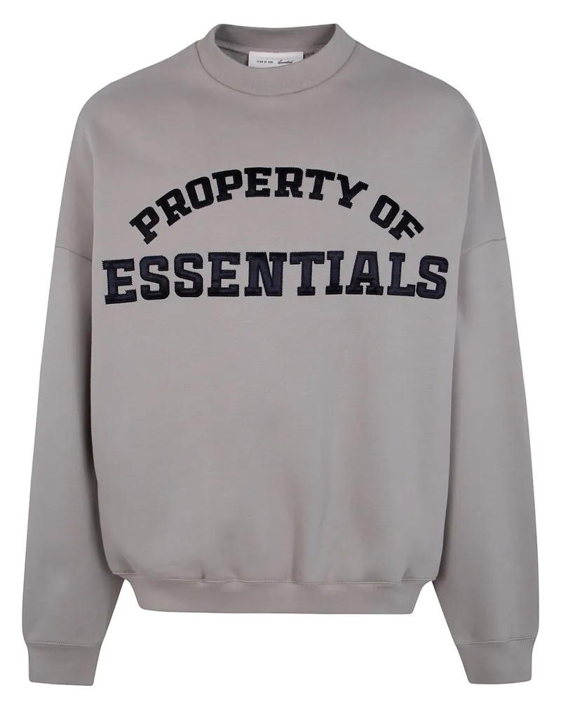 Fear of God Property Lounge" Crewneck Sweatshirt Gray
