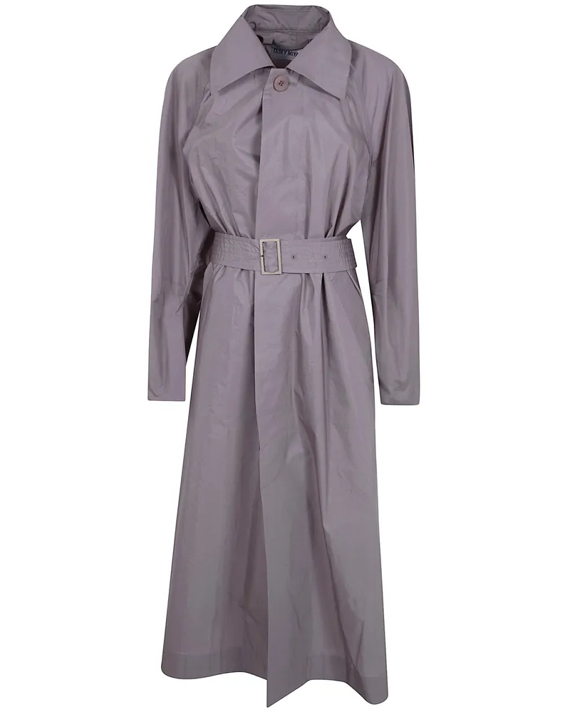 Issey Miyake Akimbo" Volume Coat Gray