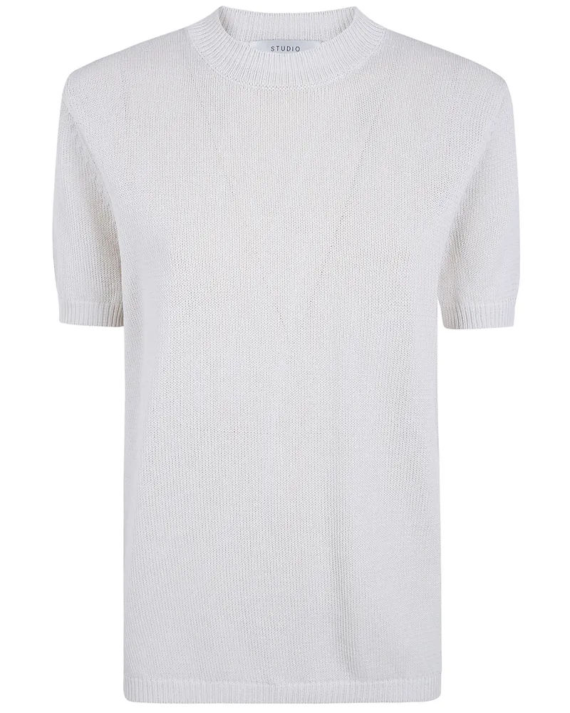 Studio Nicholson Short Sleeve Top White