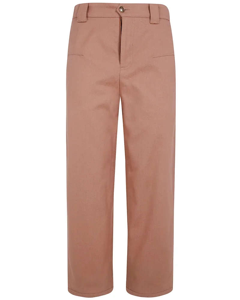 Chloé Pants High Waist "Barel Pink