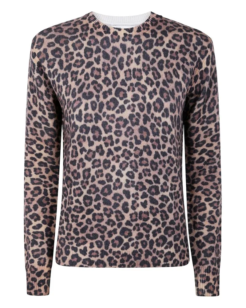MC2 Saint Barth New Queen Print Jumper Brown