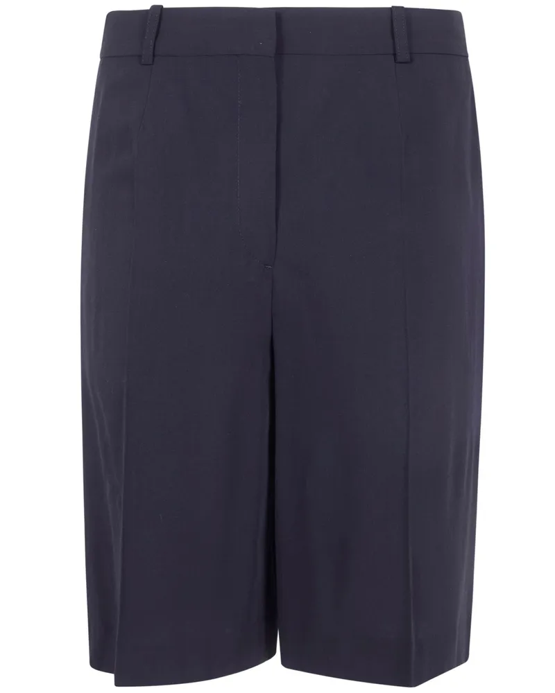 Totême Wide Fluid" Shorts Black