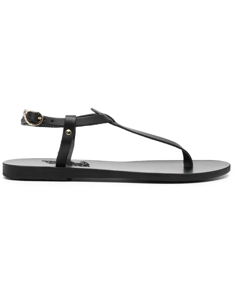 Ancient Greek Sandals Lito Women`S Flat Sandals Black