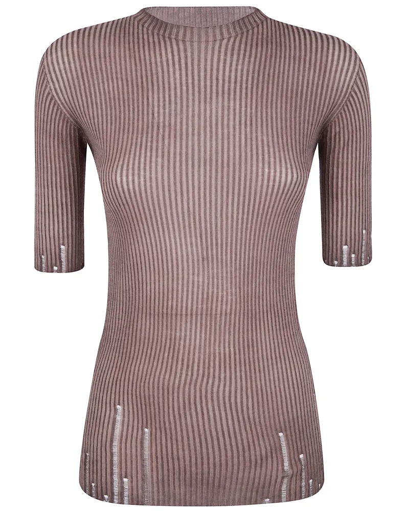 Uma Wang Short Sleeve Top Brown