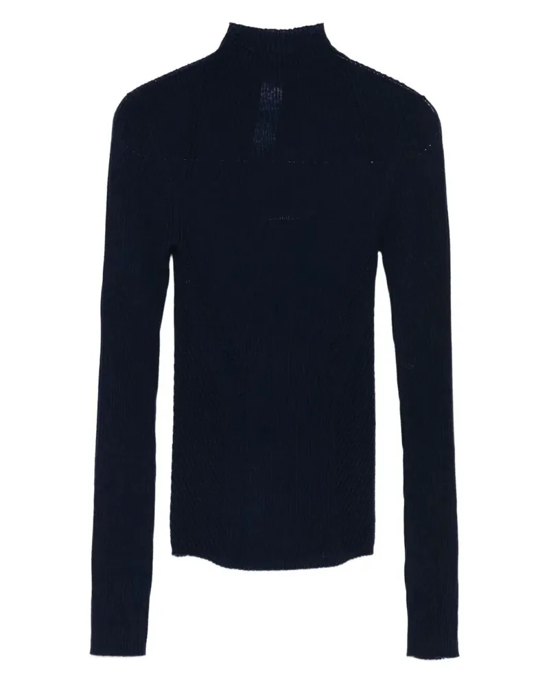 Twin-Set Turtle Neck Sweater Blue