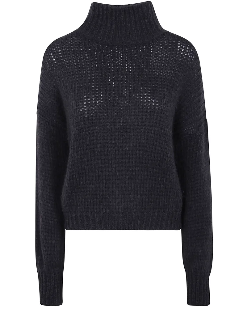 Nuur Sweater Long Sleeves Turtle Neck Brown