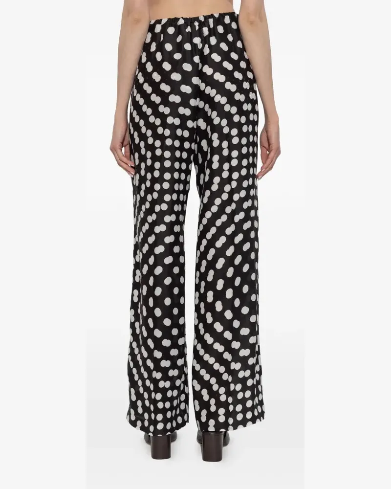 Dries van Noten Puvis Long Trousers Black