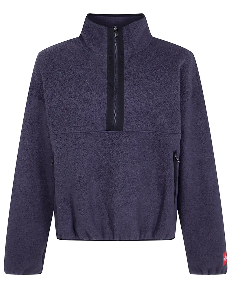 The North Face Sweatshirt 1/2 Zip Fleece "Red Box Gray