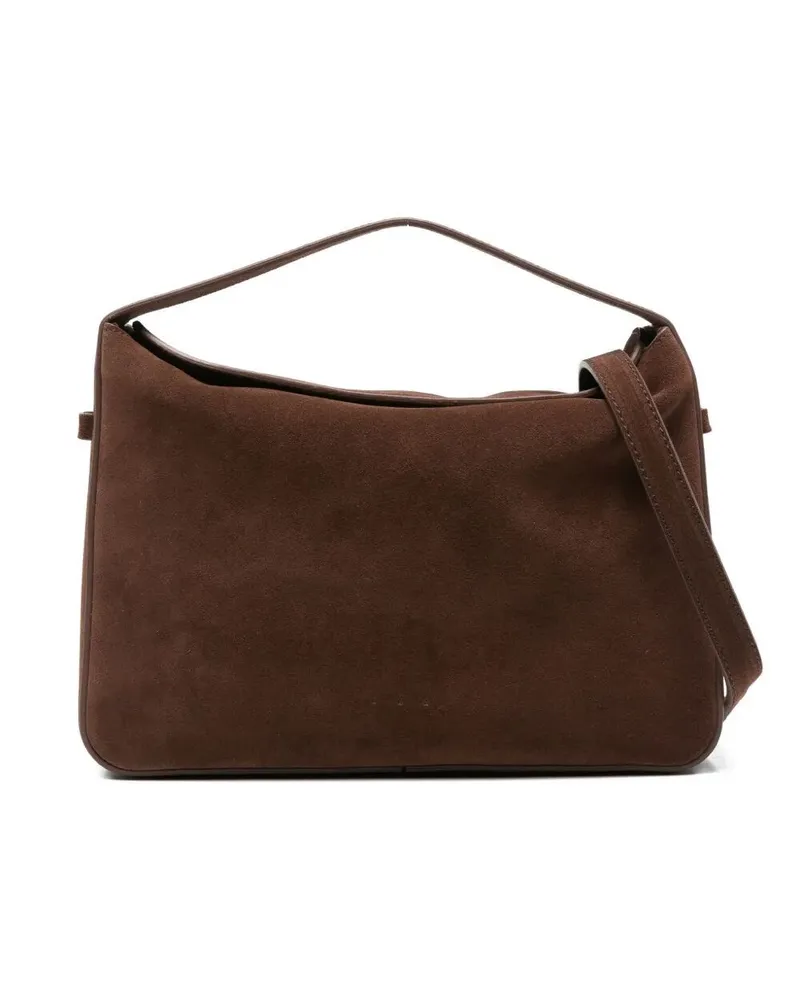 Aesther Ekme Soft Baguette" Crossbody Bag Brown