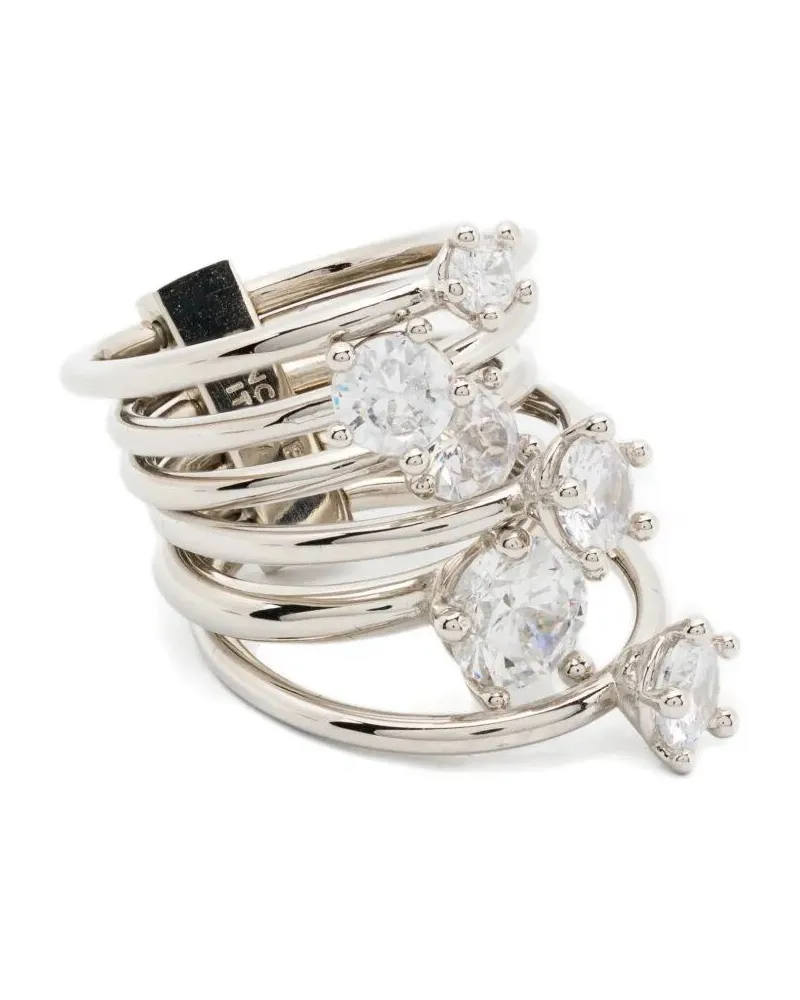 PANCONESI Diamanti Orbit" Ring Metallic