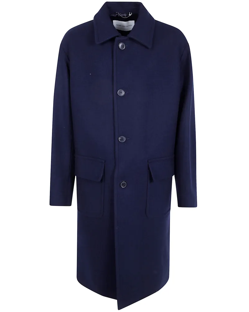 Dries van Noten Coat Single Breaster "Randale Blue