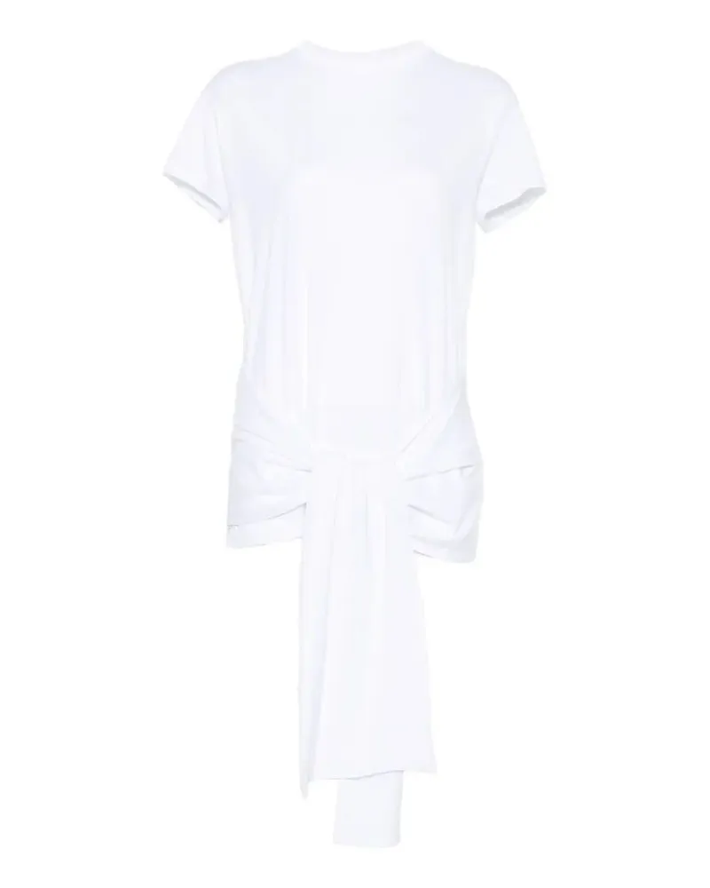 Totême Top Manica Lunga "Tie Waist White