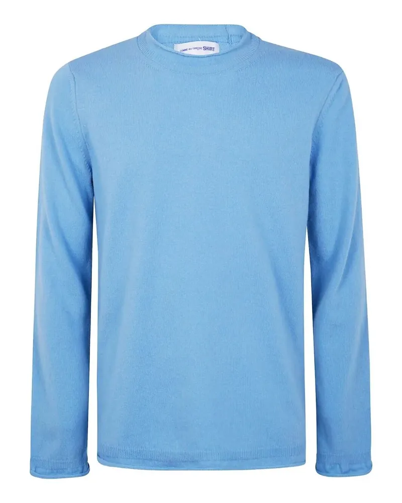 Comme des Garçons Mens Shirt Knitted Blue