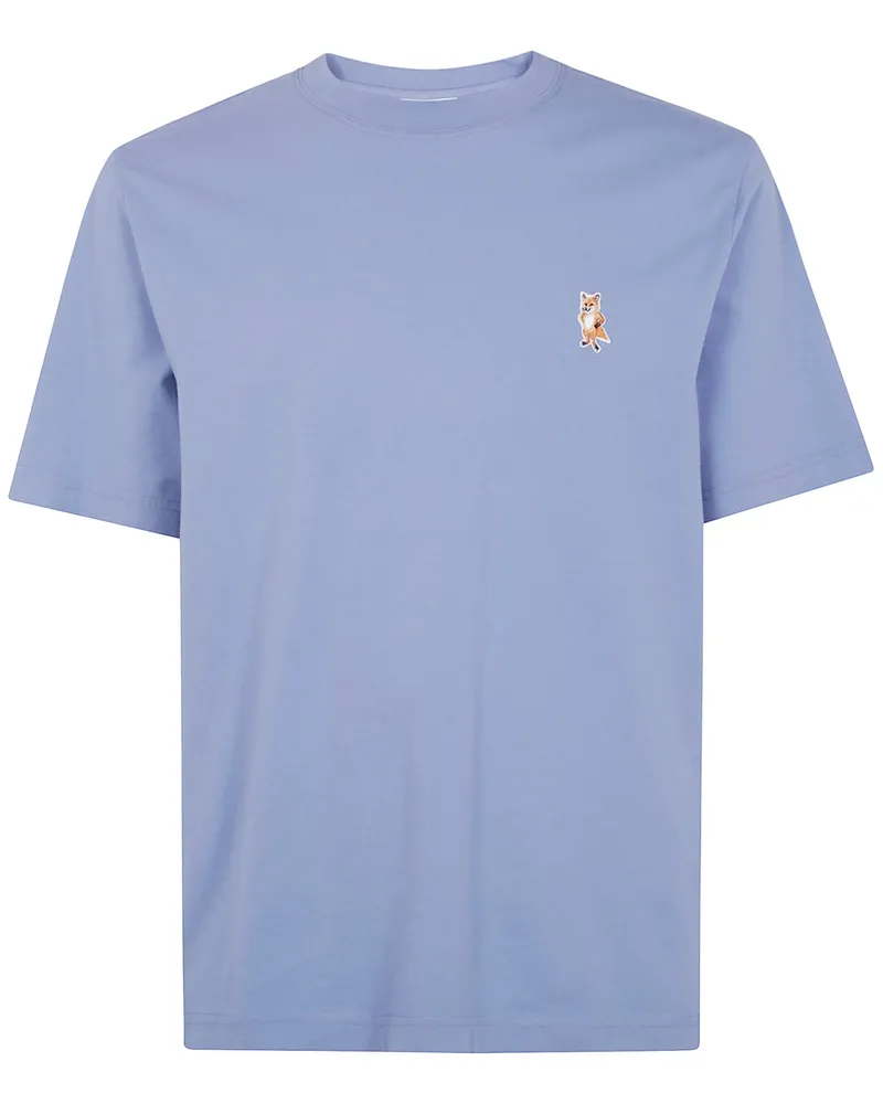 Kitsuné Standing "Fox" Comfort Tee-Shirt Blue