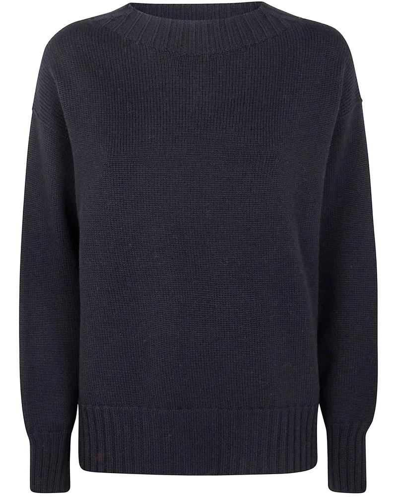 Drumohr  Long Sleeve Crew Neck Aweater Black