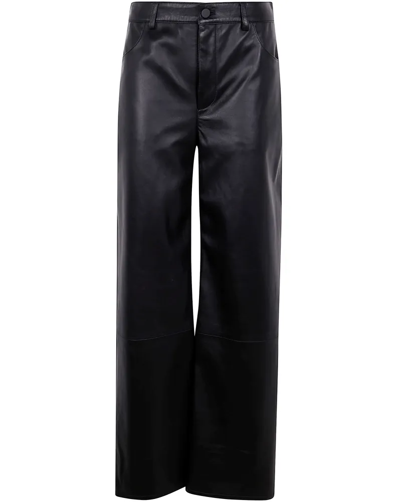Loulou Studio Figari Leather Pants Black