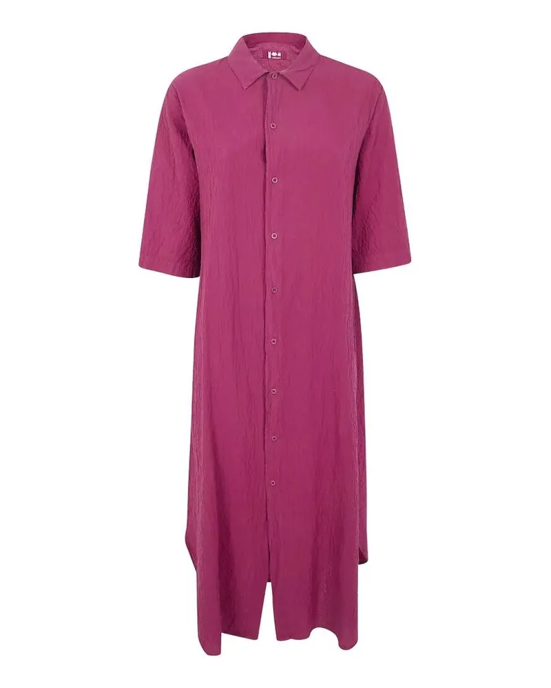 LABO.ART LABO. ART Acca Rock Cotton Midi Dress Pink