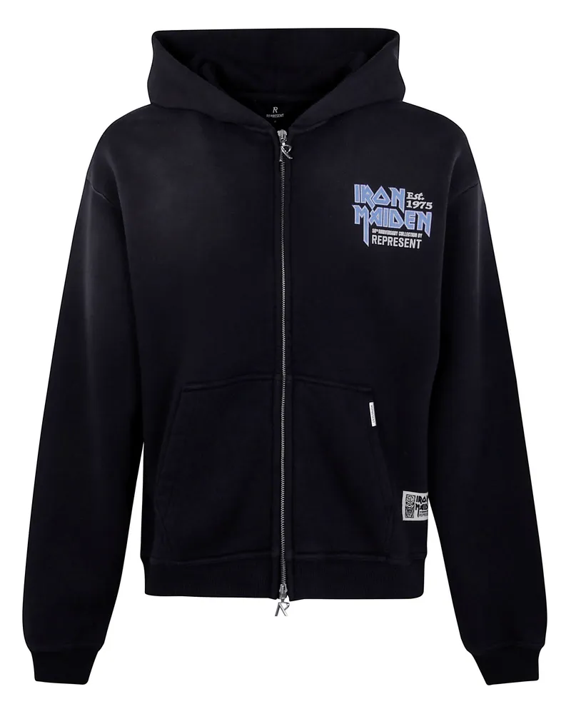 REPRESENT Iron Maiden Anniversary Hoodie Black
