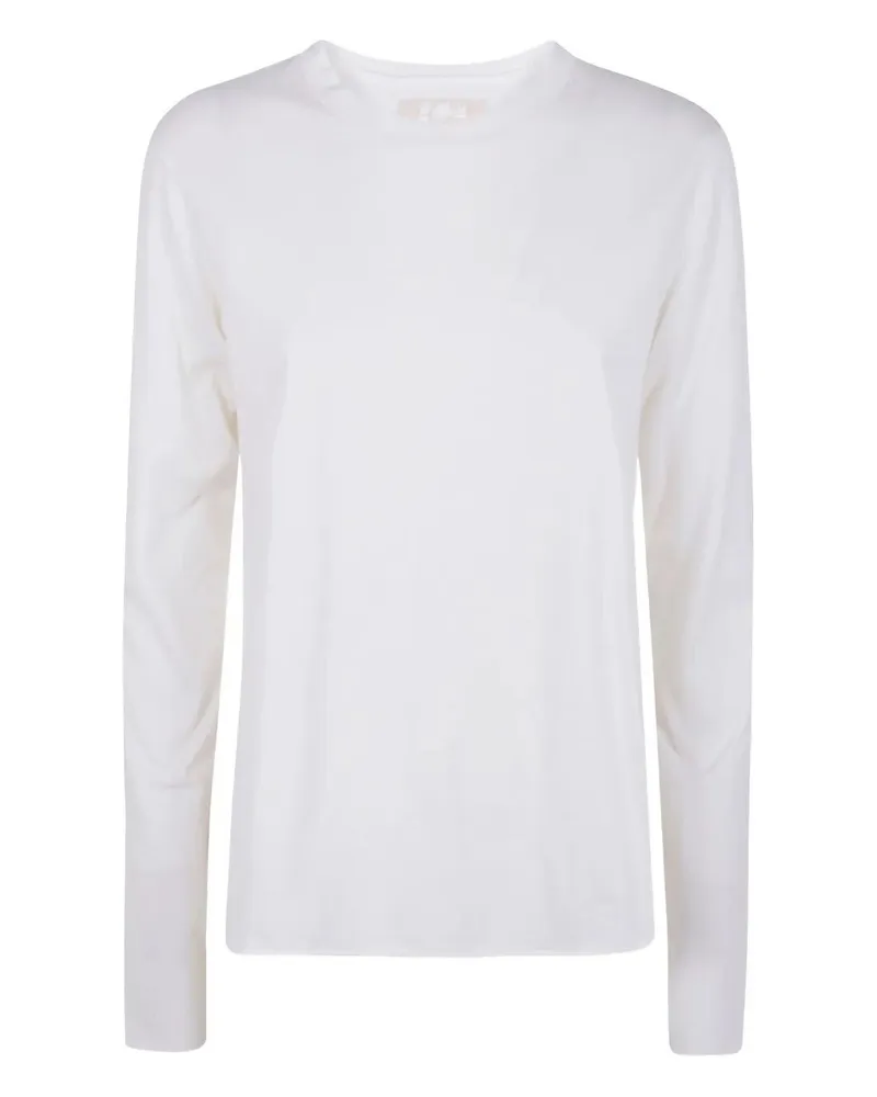 LABO.ART LABO. ART "Agapi" Round Neck Sweater White