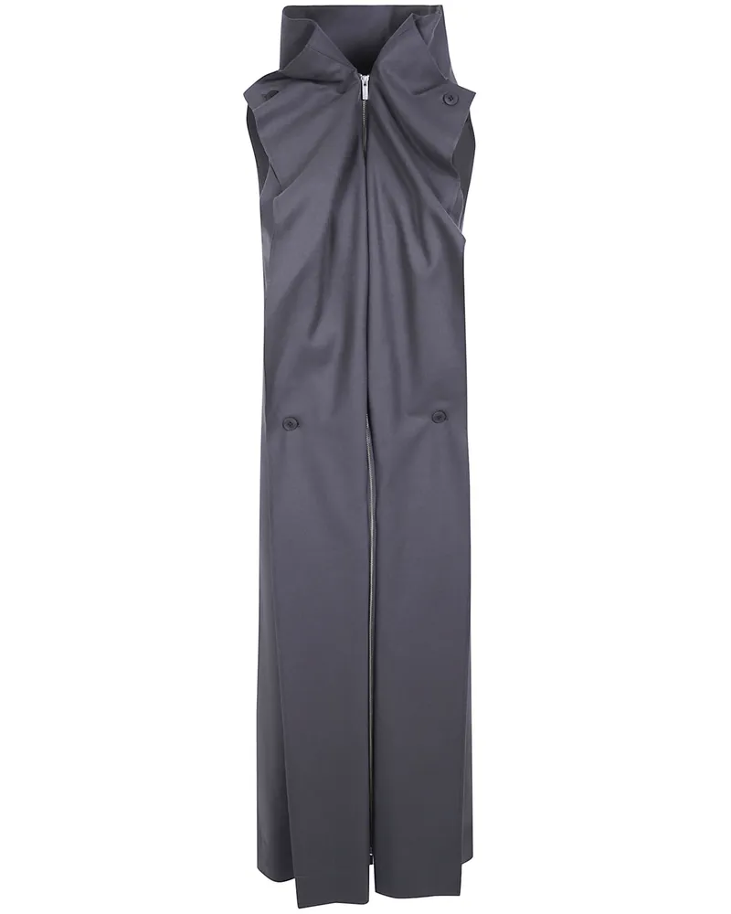 Issey Miyake Gray Dress "Shell Gray