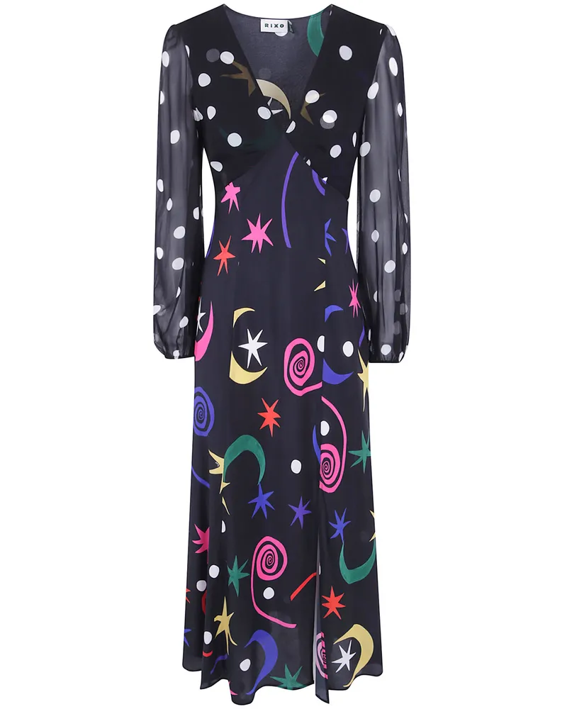 RIXO Dress Star Dot Mix "Melanie Multi