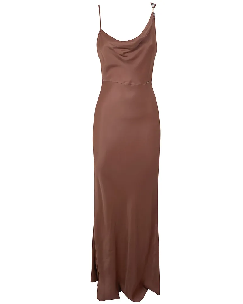Twin-Set Long Dress Brown