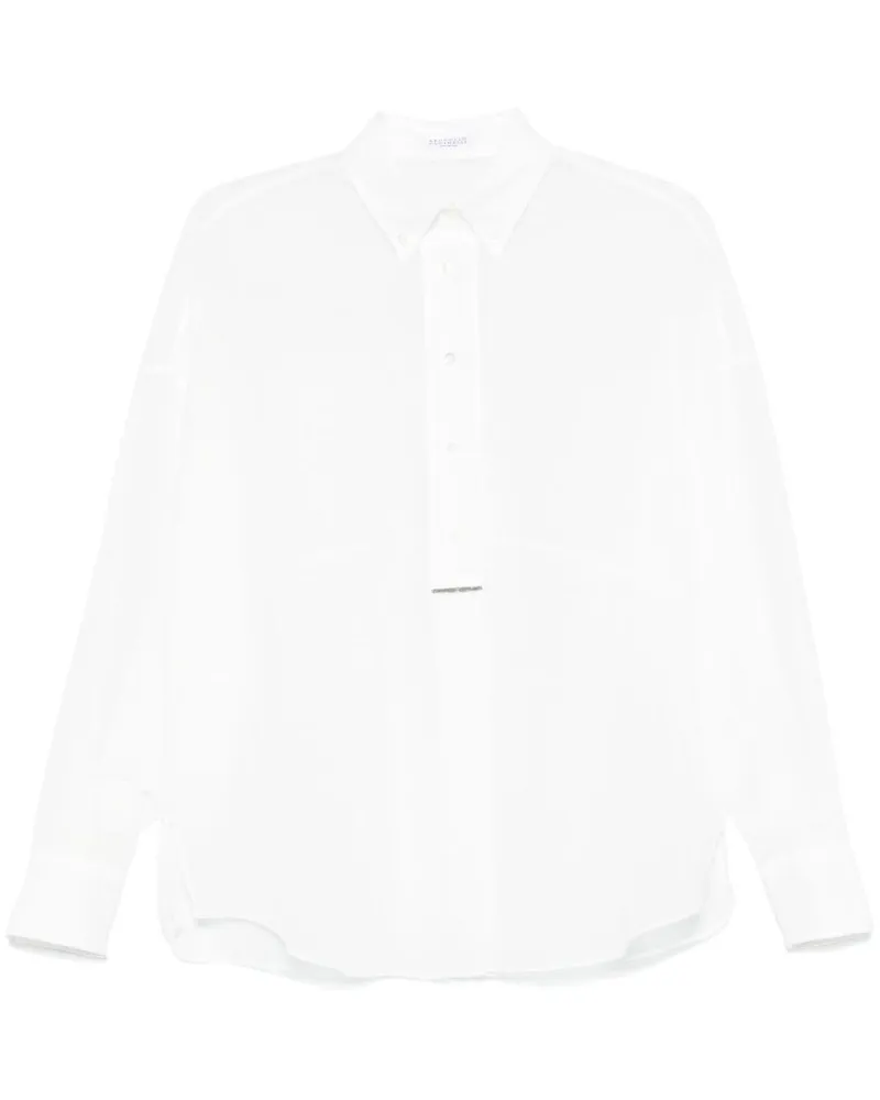 Brunello Cucinelli Classic Shirt By Brunello Cucinelli White