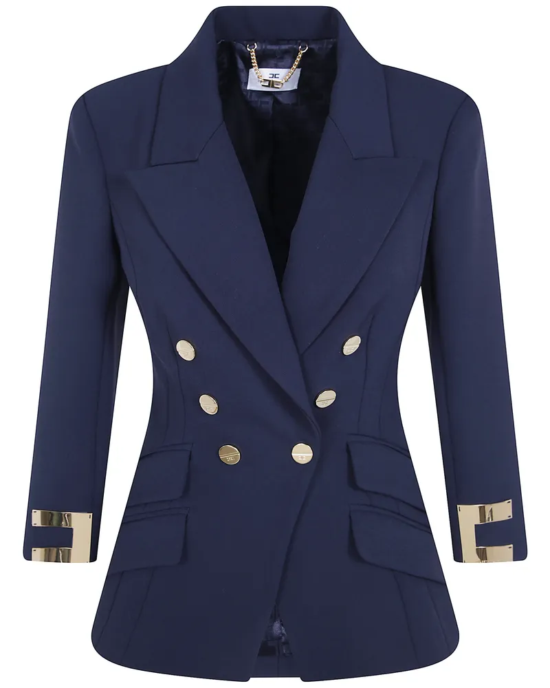 Elisabetta Franchi Jacket Basic Black Black