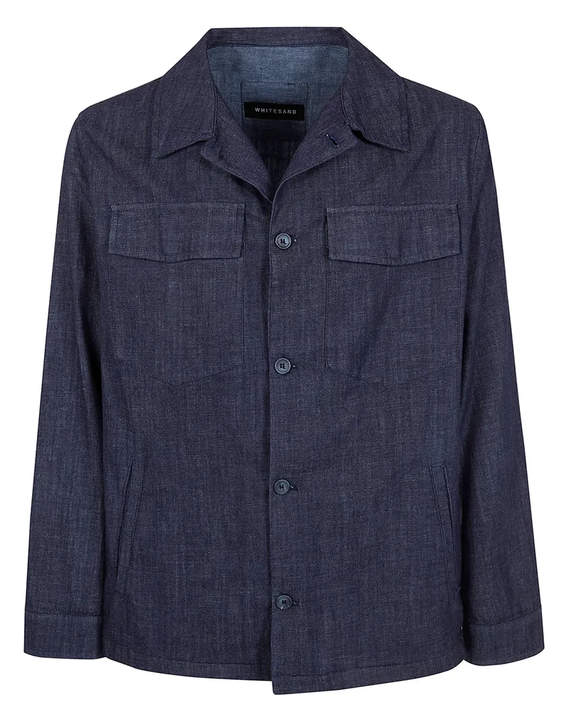 PLAN C Long Trousers Blue