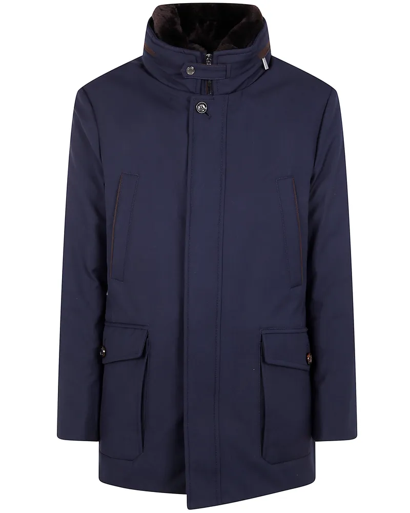 MOORER Drive" Jacket Blue