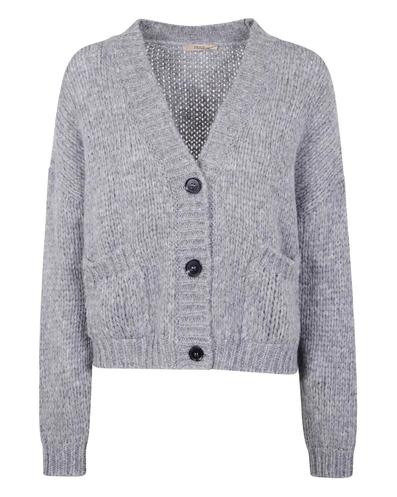 Nuur Long Sleeves Cardigan Gray