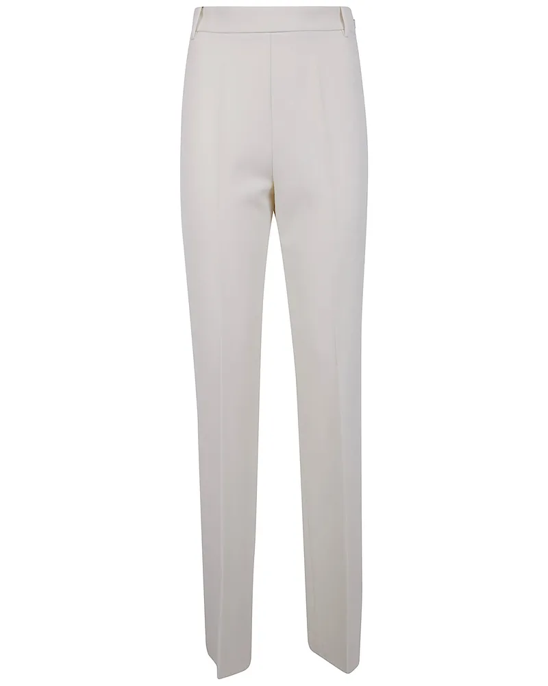 Pinko Pita" Crepe Poly Trousers White