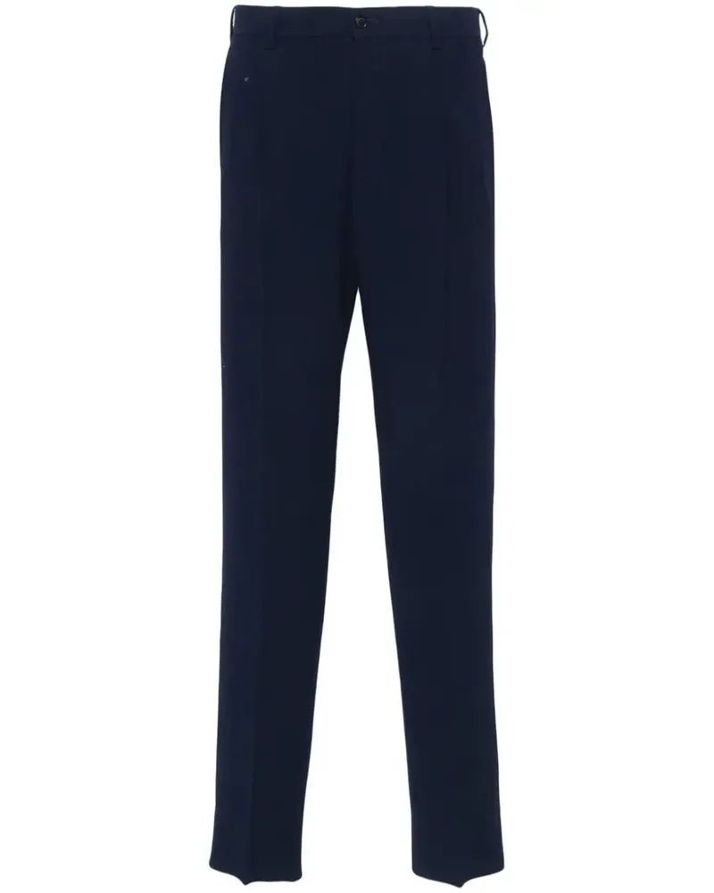 Giorgio Armani Trousers With Two Pences Blue
