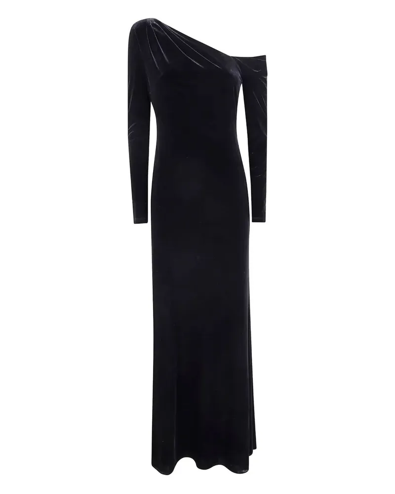 Ralph Lauren Cateema" Long Sleeves Gown Long Dress Black
