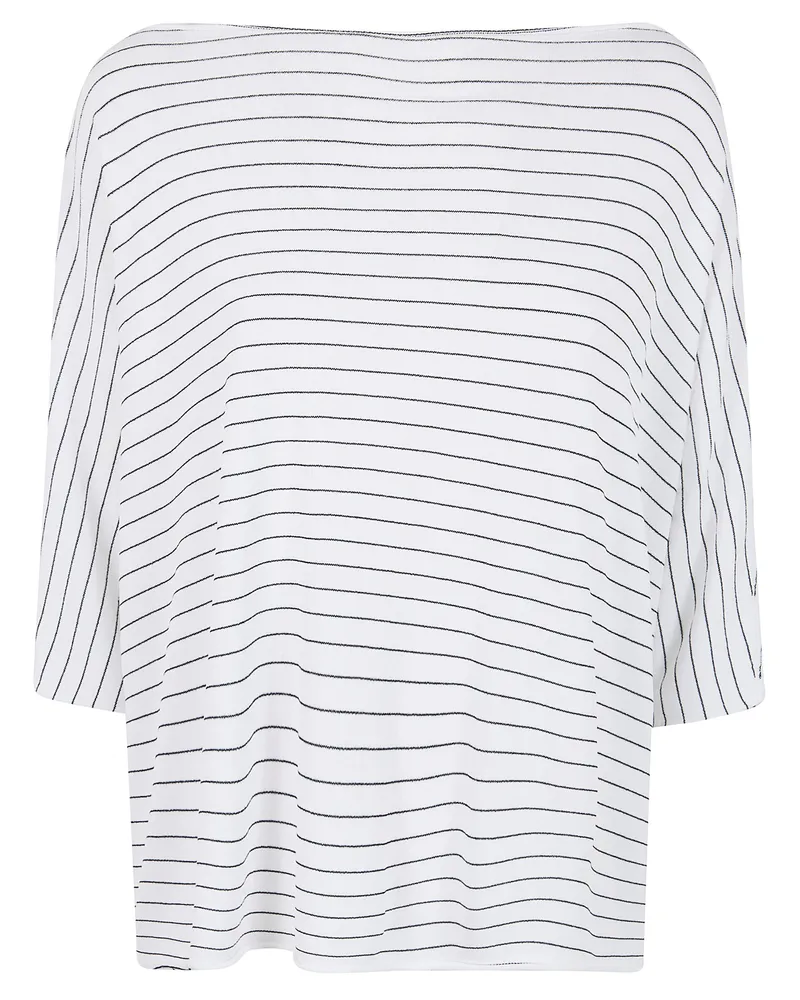 Liviana Conti Wilma" Boat Neck Sweater White