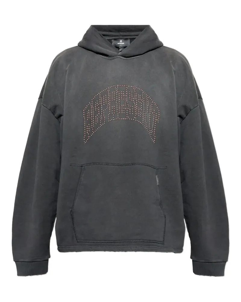 REPRESENT Represent Embellished" Hoodie Black