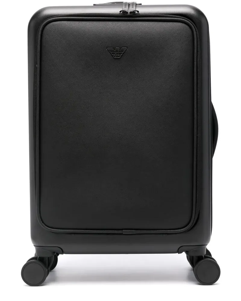Emporio Armani Suitcase Trolley Black