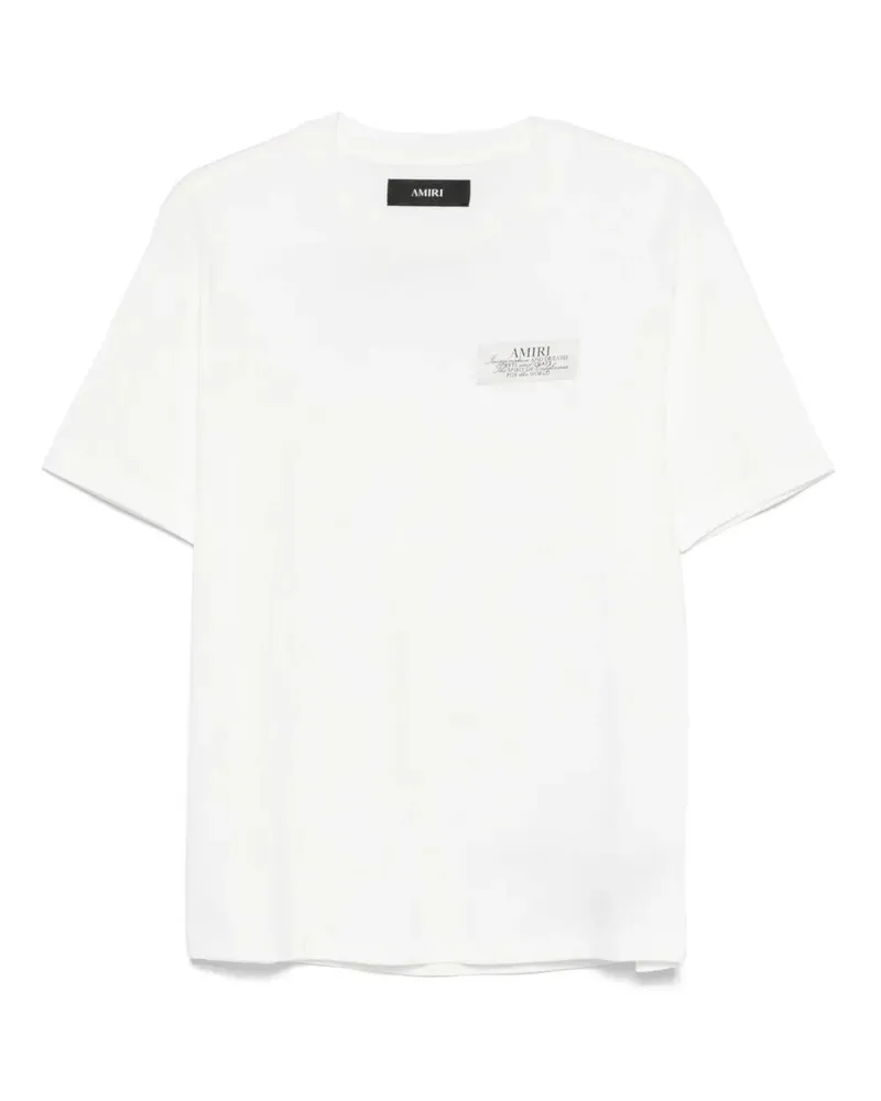 Amiri T-Shirt Patch White