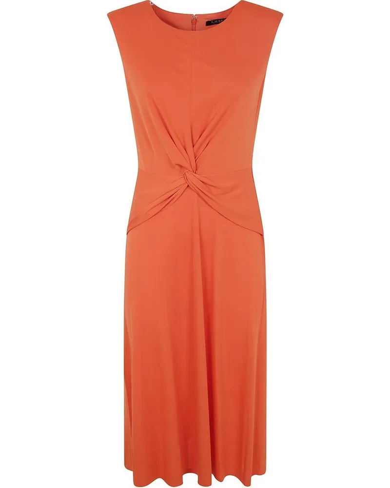 Ralph Lauren Tessanne Short Sleeve Day Dress By Lauren Ralph La Yellow