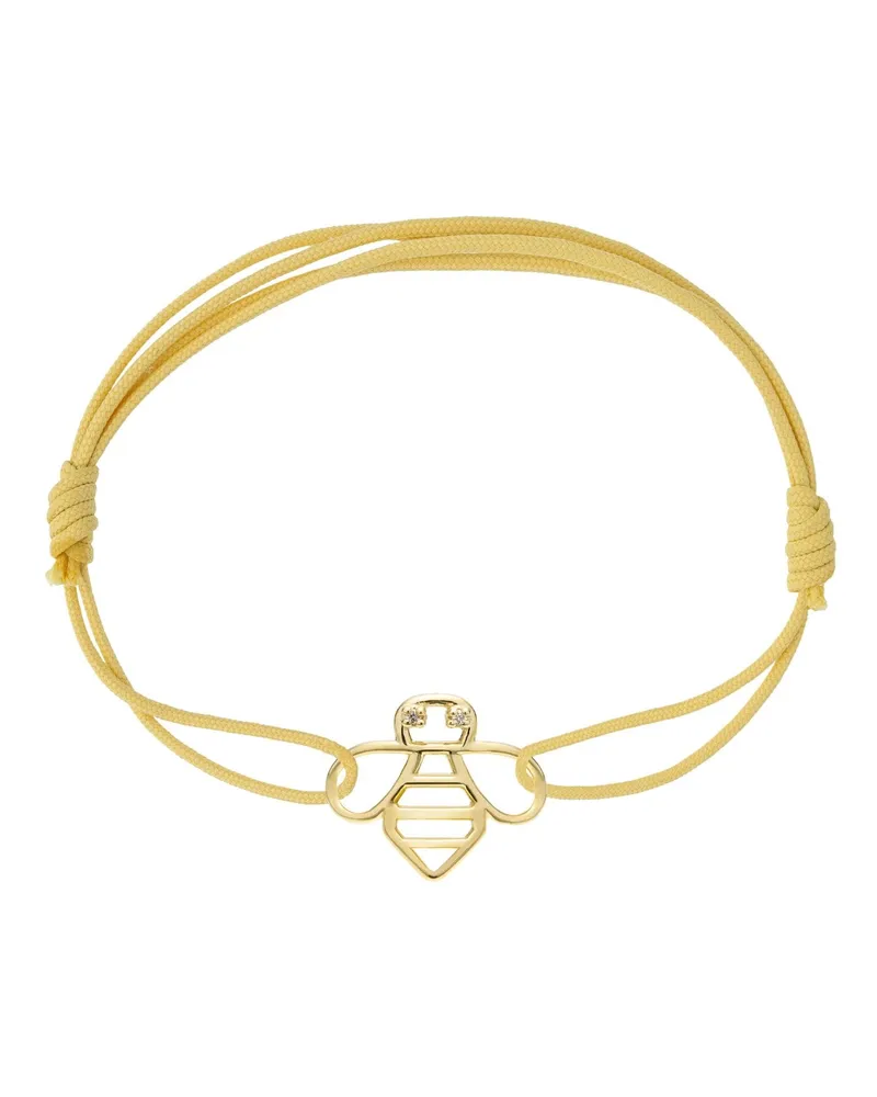 Aliita Bee Brillante Cord Bracelet Yellow